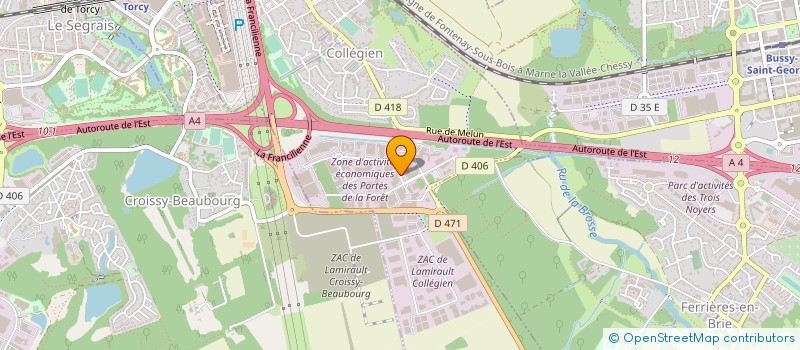 localisation de l'entreprise REVETEMENTS DE SOLS à COLLEGIEN