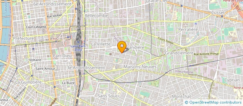 localisation de l'entreprise REVETEMENTS ELECTROLYTIQUES INDUSTRIELS à LYON