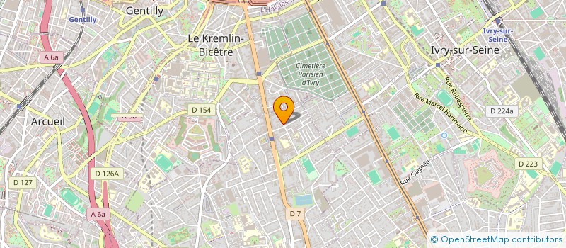 localisation de l'entreprise REVETEMENTS ILE DE FRANCE  VILLEJUIF