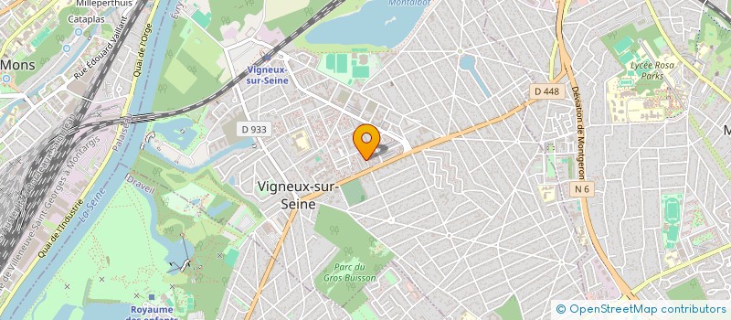 localisation de l'entreprise REVETIR à VIGNEUX-SUR-SEINE