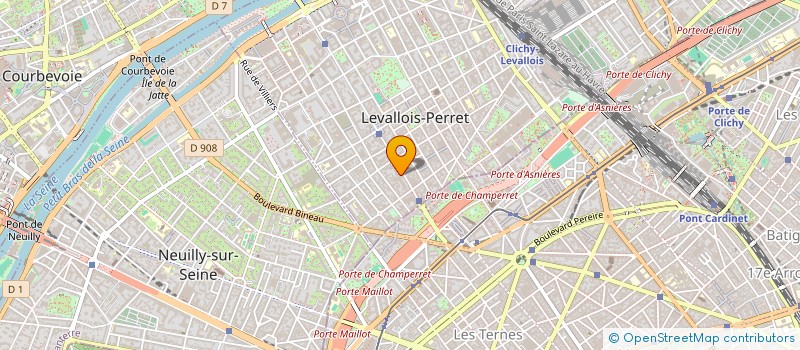 localisation de l'entreprise REVETO CHANTIERS LILLE à LEVALLOIS-PERRET