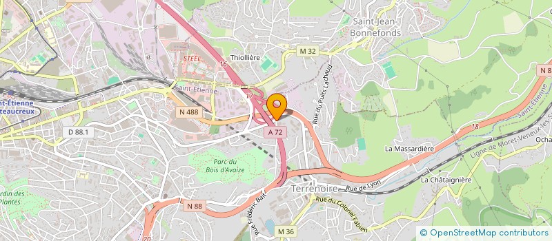 localisation de l'entreprise REVETS'SOL 42  SAINT-ETIENNE