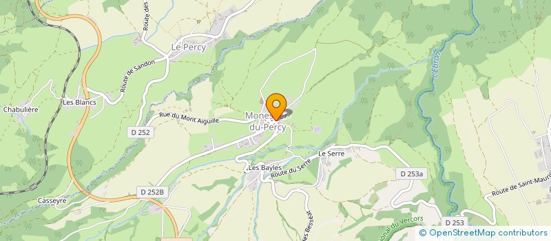 localisation de l'entreprise REVEURS PUBLICS  MONESTIER-DU-PERCY