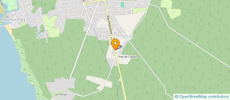 localisation de l'entreprise REVEZ DANSE  HOURTIN