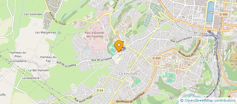 localisation de l'entreprise REVIA IMMOBILIER  CHERBOURG-EN-COTENTIN