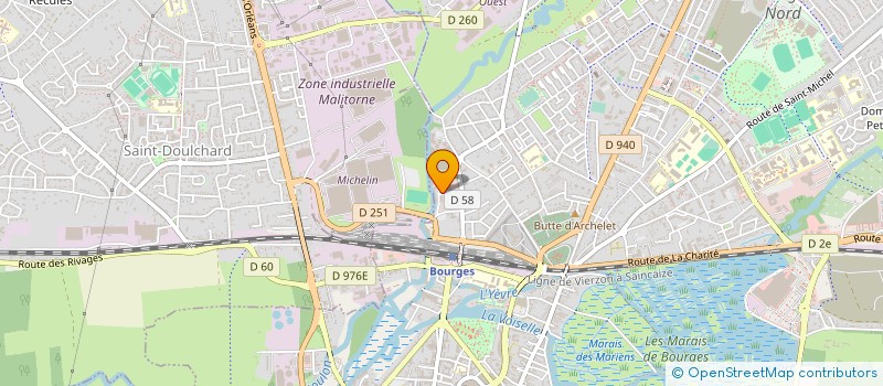 localisation de l'entreprise REVIAH RESIDENCE DE VIE ADAPTEE AU HANDICAP à BOURGES