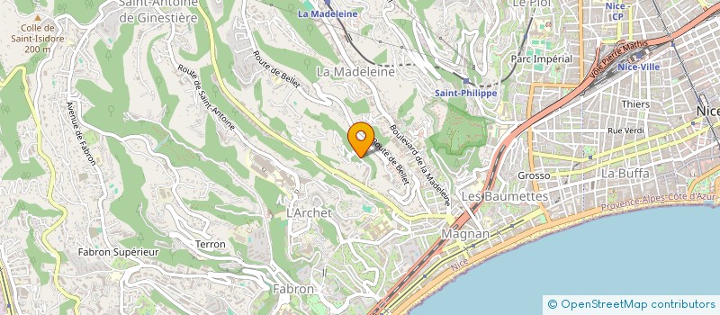 localisation de l'entreprise REVICARE  NICE