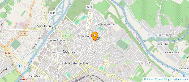 localisation de l'entreprise REVICO à SAINT-LAURENT-DE-COGNAC