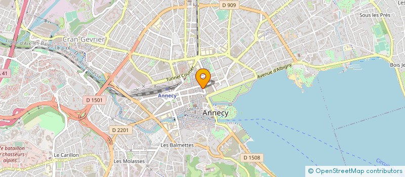 localisation de l'entreprise REVIDA à ANNECY