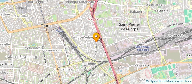 localisation de l'entreprise REVIENS GAMIN  TOURS