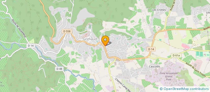 localisation de l'entreprise REVIERA à GRIMAUD