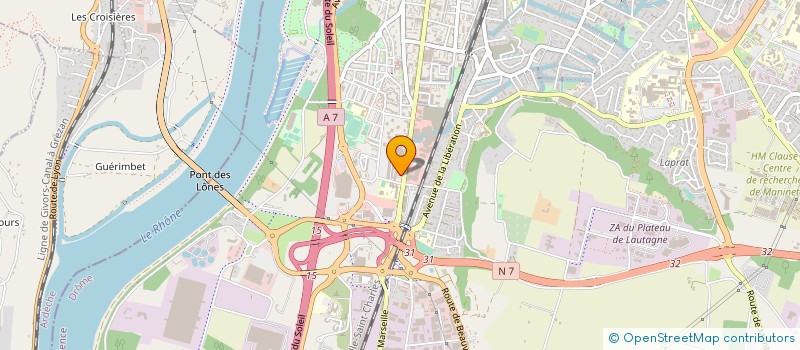 localisation de l'entreprise REVIGEST à VALENCE