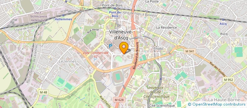 localisation de l'entreprise REVIGESTION à VILLENEUVE-D'ASCQ