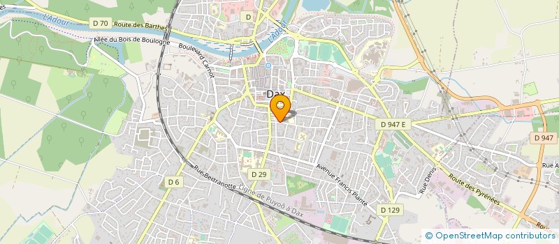 localisation de l'entreprise REVIH-DAX RESEAU VILLE HOPITAL DAX à DAX