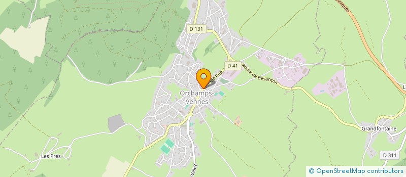 localisation de l'entreprise REVILLOT  GUYANS-VENNES