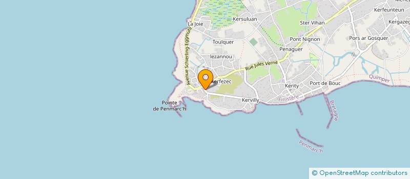 localisation de l'entreprise REVILO  PENMARCH