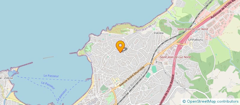 localisation de l'entreprise REVIMMO  SAINT-JEAN-DE-LUZ