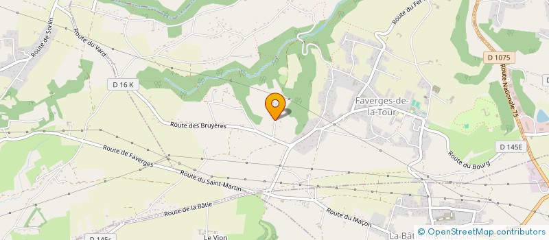localisation de l'entreprise REVIMO  FAVERGES-DE-LA-TOUR