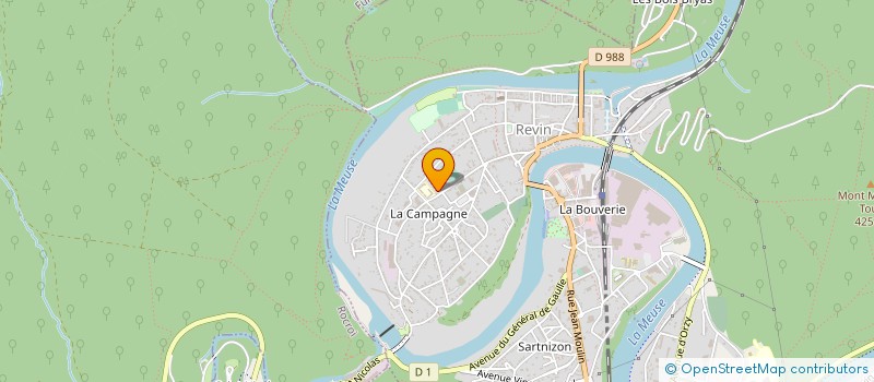 localisation de l'entreprise REVIN RANDO PATRIMOINE  REVIN