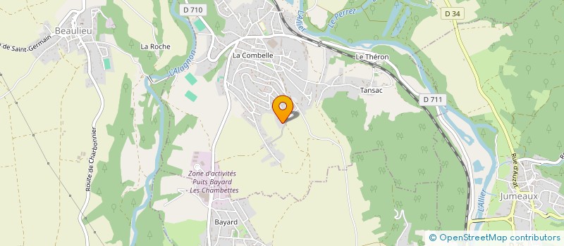 localisation de l'entreprise REVINE  AUZAT-LA-COMBELLE