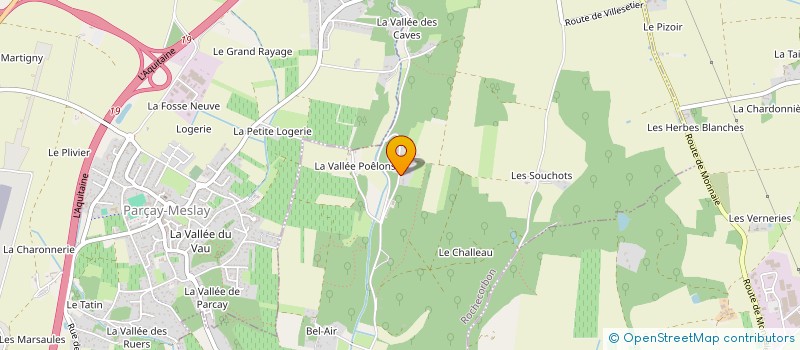 localisation de l'entreprise REVIRAGE  ROCHECORBON