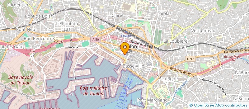 localisation de l'entreprise REVIS-BEAUCHEZ  TOULON