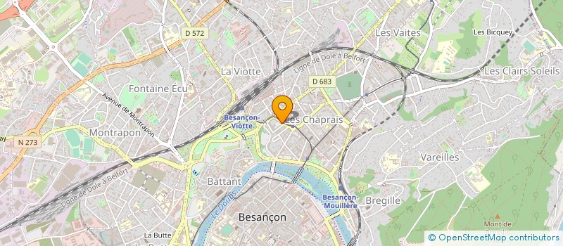 localisation de l'entreprise REVISION EXPERTISE CONSEIL à BESANCON