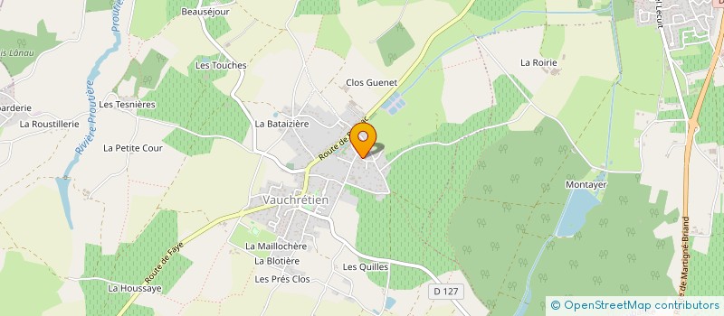 localisation de l'entreprise REVITACAR  BRISSAC LOIRE AUBANCE