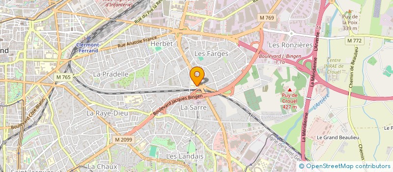 localisation de l'entreprise REVITAL NETTOYAGE SERVICES à CLERMONT-FERRAND