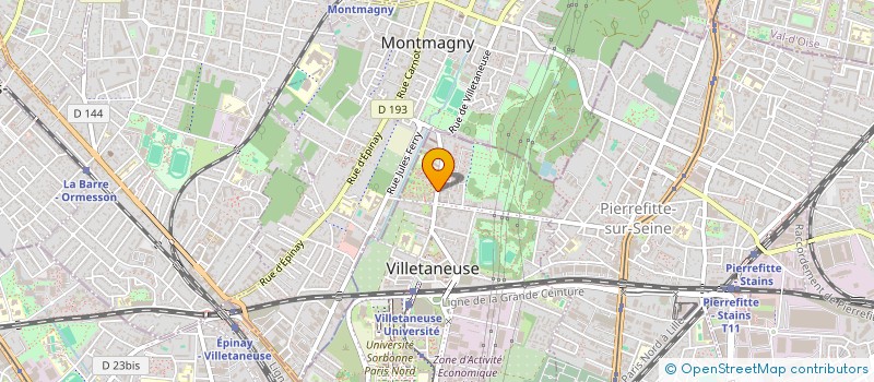 localisation de l'entreprise REVIVA TECHNOLOGIES à VILLETANEUSE