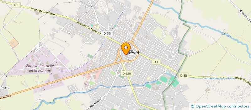 localisation de l'entreprise REVIVAL  REVEL