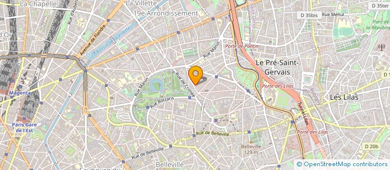 localisation de l'entreprise REVIVISCENCES  PARIS