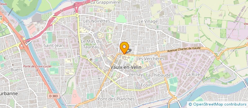 localisation de l'entreprise REVIVONS PLUS  VAULX-EN-VELIN