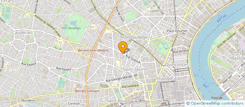 localisation de l'entreprise REVIVRE à CENON