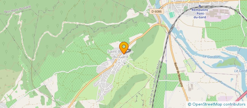 localisation de l'entreprise REVIVRE  SAINT-BONNET-DU-GARD