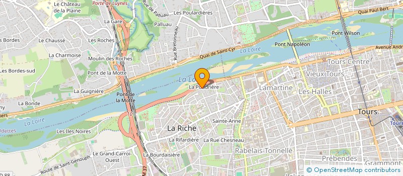 localisation de l'entreprise REVIVRE DEVELOPPEMENT  LA RICHE