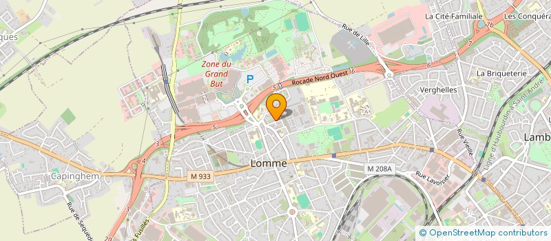 localisation de l'entreprise REVIVRE SERVICES à LILLE
