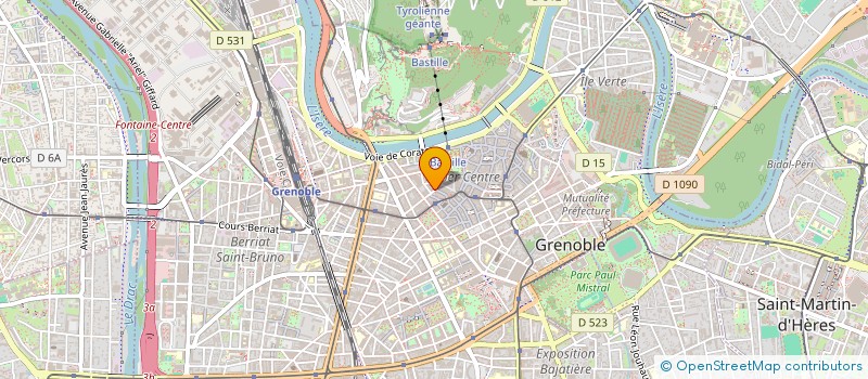 localisation de l'entreprise REVJA à GRENOBLE