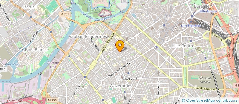 localisation de l'entreprise REVO à LILLE