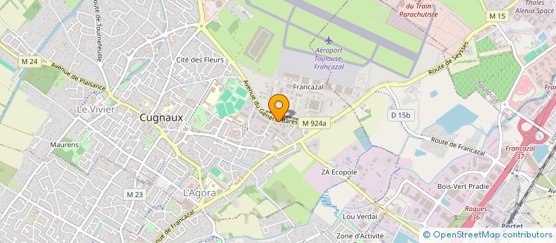 localisation de l'entreprise REVO à CUGNAUX