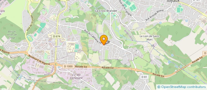 localisation de l'entreprise REVO à ANGOULEME
