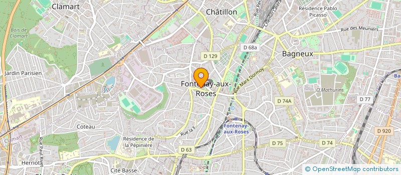 localisation de l'entreprise REVO à FONTENAY-AUX-ROSES