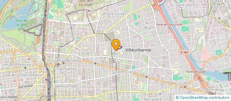 localisation de l'entreprise REVO ENGINEERING  VILLEURBANNE