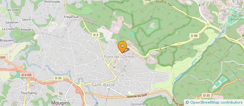 localisation de l'entreprise REVO250  MOUGINS