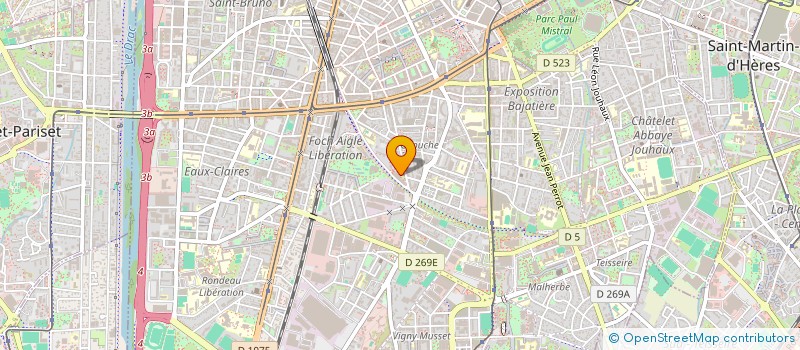 localisation de l'entreprise REVOL  GRENOBLE