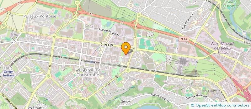 localisation de l'entreprise REVOLAB  CERGY