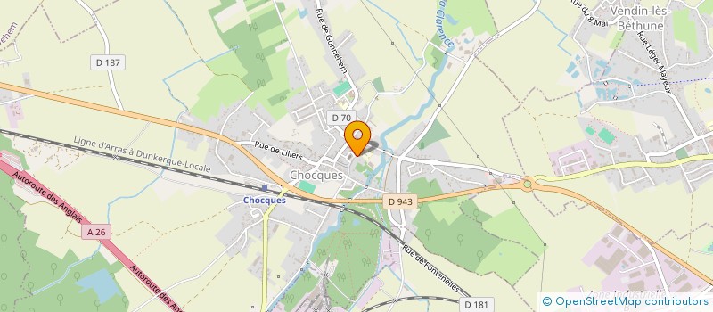localisation de l'entreprise REVOLICE à CHOCQUES
