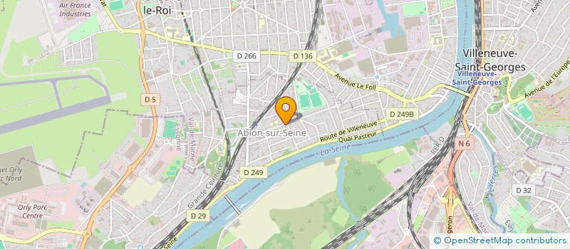 localisation de l'entreprise REVOLIN  ABLON-SUR-SEINE