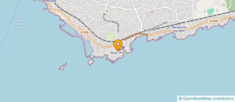 localisation de l'entreprise REVOLIS CORP  SAINT-RAPHAEL