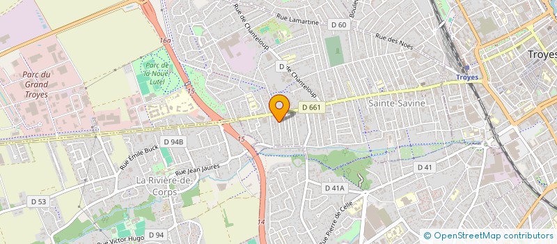 localisation de l'entreprise REVOLISTIX  SAINTE-SAVINE